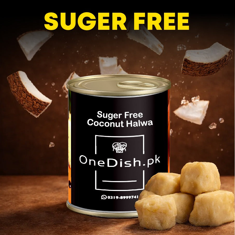 Sugar Free Coconut Halwa Tin Pack (1.6 Pound) Single