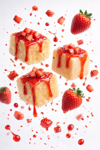 HALF Chocolate HALF Strawberry Coconut Halwa