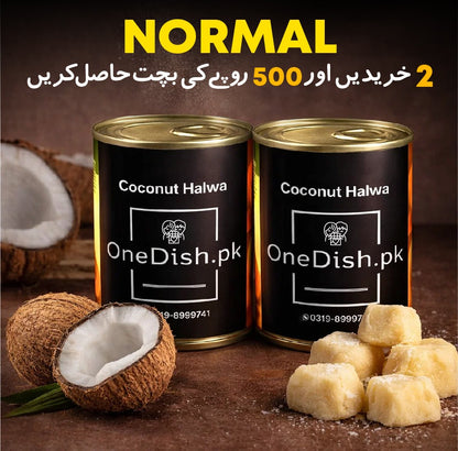 BUY 2 (Premium Coconut Halwa TinPack) & Save 500 Rupees