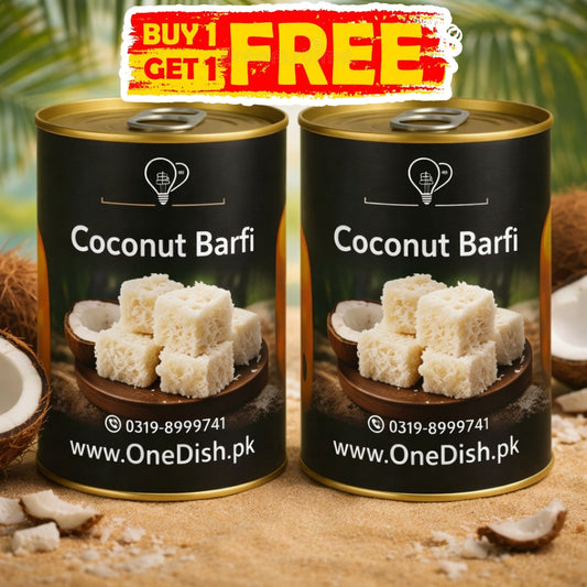 Buy 1 Get 1 FREE Coconut Barfi